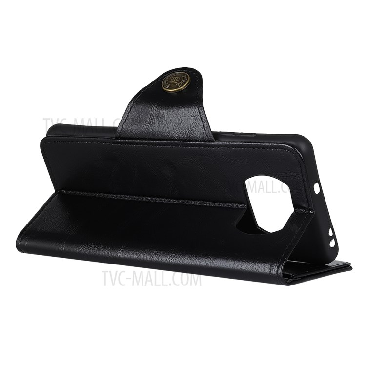 Wallet Stand Flip Leather Phone Cover for Xiaomi Poco X3/Poco X3 NFC - Black-5