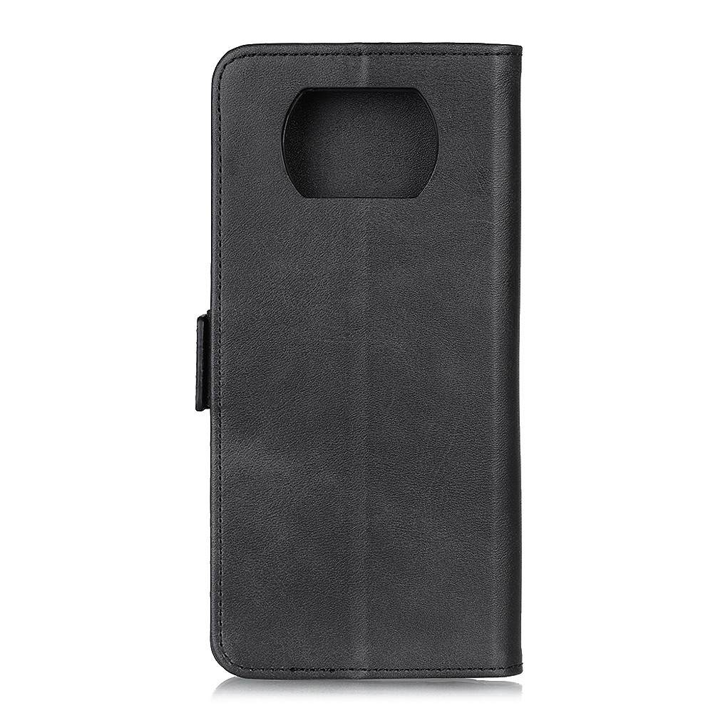 Magnetic Closure Leather Wallet Phone Case for Xiaomi Poco X3 NFC/Poco X3 - Black-3