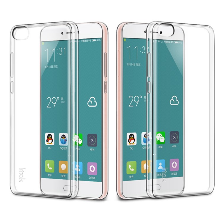 IMAK Stealth Clear Soft Case TPU Cover for Xiaomi Mi 5c + Screen Protector Film-3
