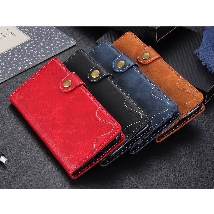S Shape Textured Leather Shell Wallet Phone Case for Xiaomi Poco X3 NFC/Poco X3 - Black-13