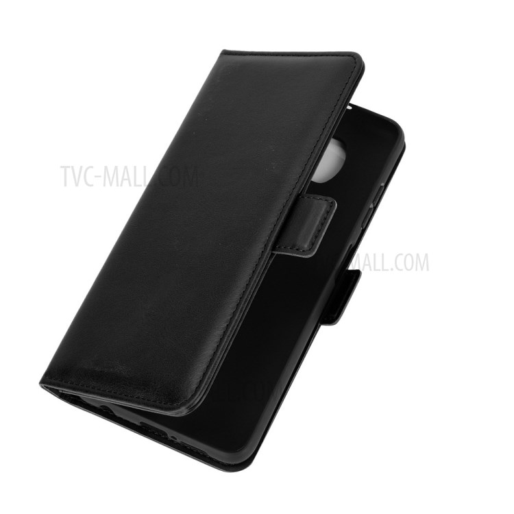 Flip Leather Phone Cover Case with Card Slots and Cash Wallet for Xiaomi Poco X3/Poco X3 NFC - Black-6