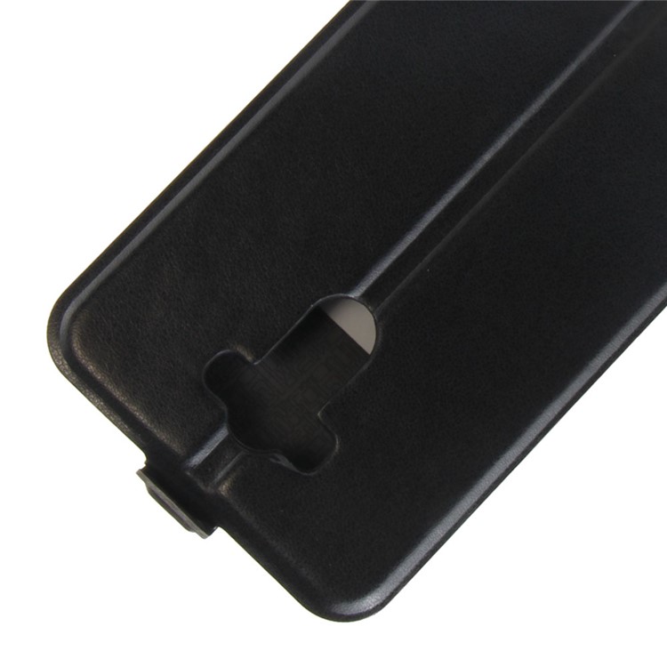 ID/Photo Slot Crazy Horse Vertical Flip Leather Mobile Case for Xiaomi Redmi 4 - Black-3