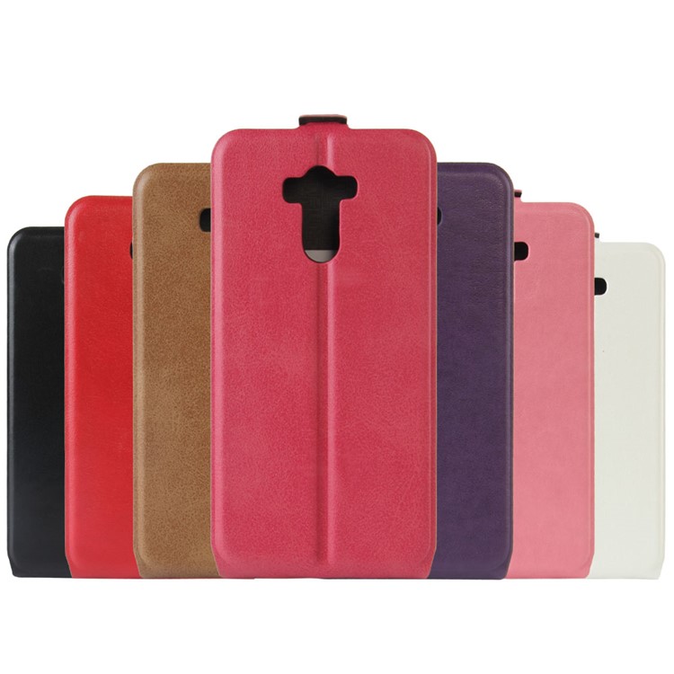 ID/Photo Slot Crazy Horse Vertical Flip Leather Mobile Case for Xiaomi Redmi 4 - Black-6