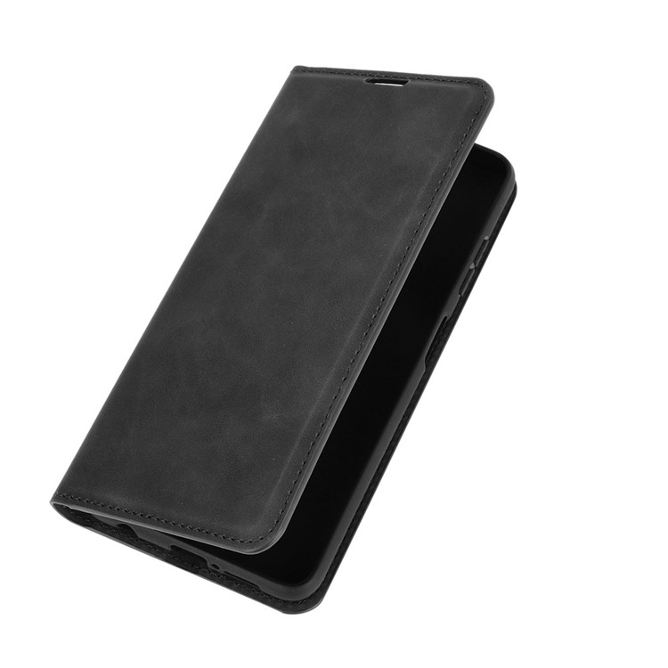 Skin-Touch Leather Phone Cover Case for Xiaomi Poco X3/Poco X3 NFC - Black-7