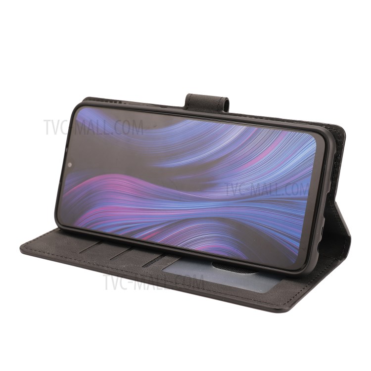 Classic Style TPU + PU Leather Phone Protective Shell for Xiaomi Redmi 9 - Black-6