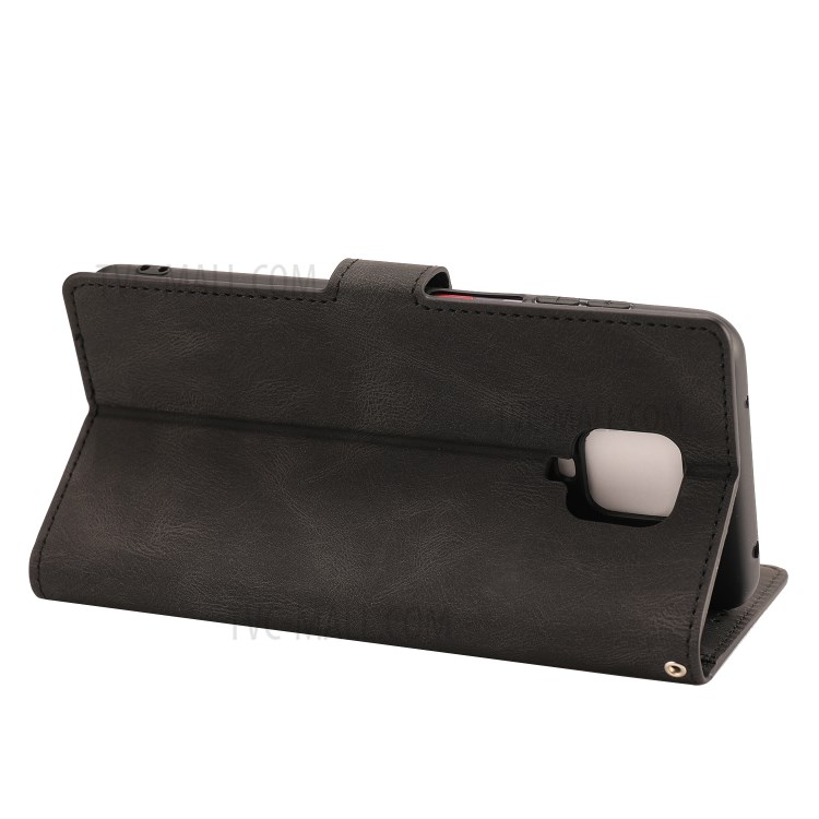 TPU + PU Leather Wallet Phone Protective Shell for Xiaomi Redmi Note 9S/Note 9 Pro/Note 9 Pro Max - Black-7