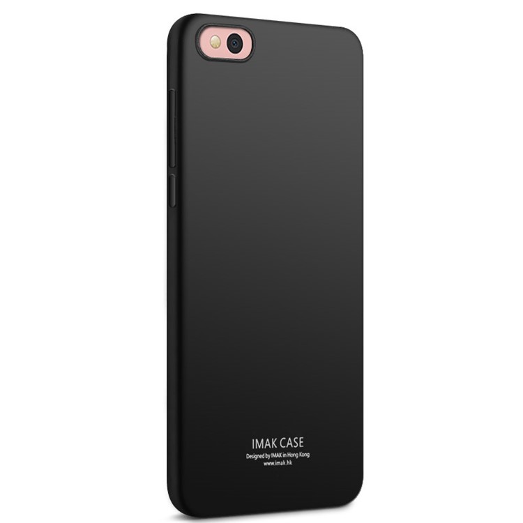 IMAK TPU Mobile Phone Shell Case with Anti-explosion Screen Film for Xiaomi Mi 5c - Metal Black-2