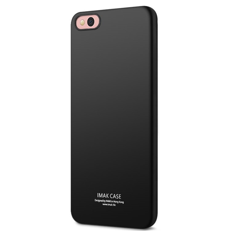 IMAK TPU Mobile Phone Shell Case with Anti-explosion Screen Film for Xiaomi Mi 5c - Metal Black-4