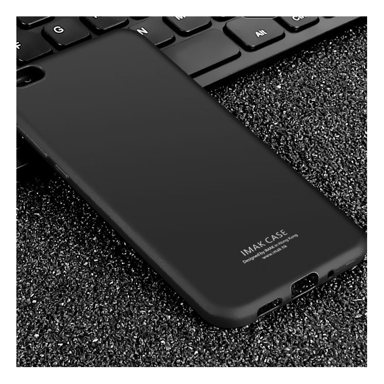 IMAK TPU Mobile Phone Shell Case with Anti-explosion Screen Film for Xiaomi Mi 5c - Metal Black-9