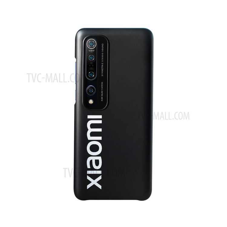 Light Simplicity Hard PC Case for Xiaomi Mi 10/10 Pro Cover - Black-1