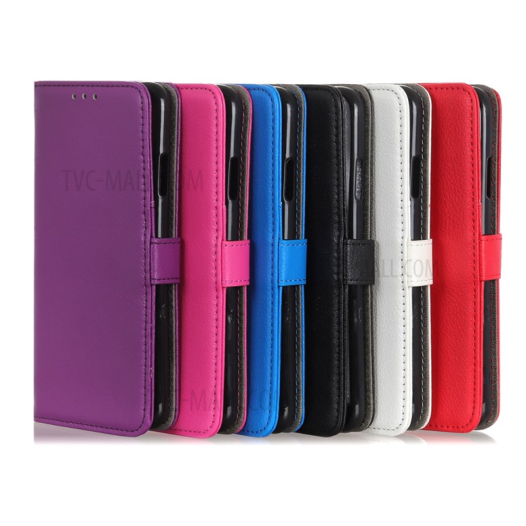 Litchi Skin Leather Wallet Phone Cover for Xiaomi Mi 10T/Mi 10T Pro 5G - Black-9