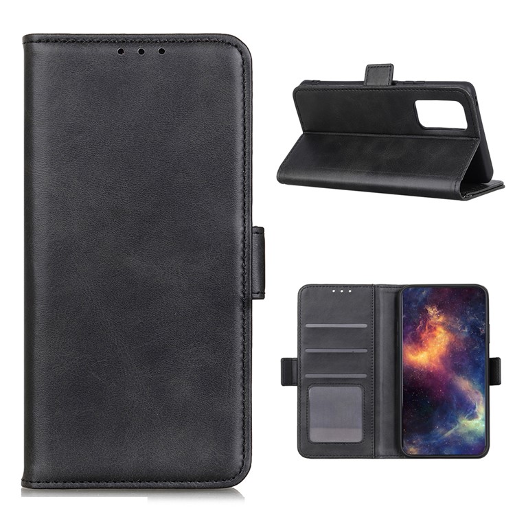 Magnetic Closure Leather Wallet Stand Case Shell for Xiaomi Mi 10T 5G / Mi 10T Pro 5G/ Redmi K30S- Black-1
