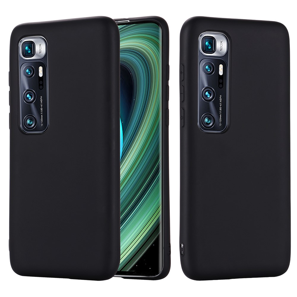 Liquid Silicone Phone Case for Xiaomi Mi 10 Ultra - Black-2