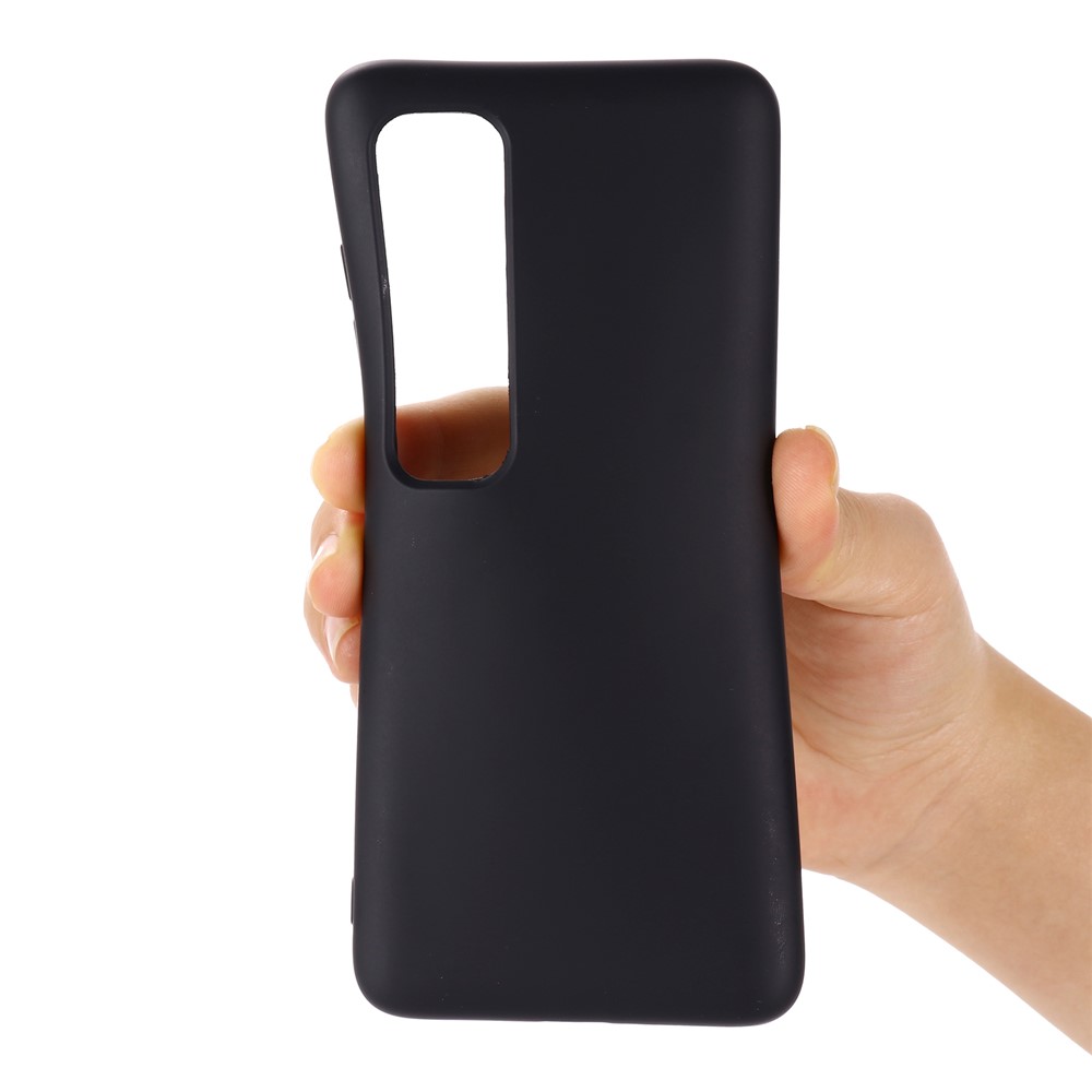 Liquid Silicone Phone Case for Xiaomi Mi 10 Ultra - Black-4