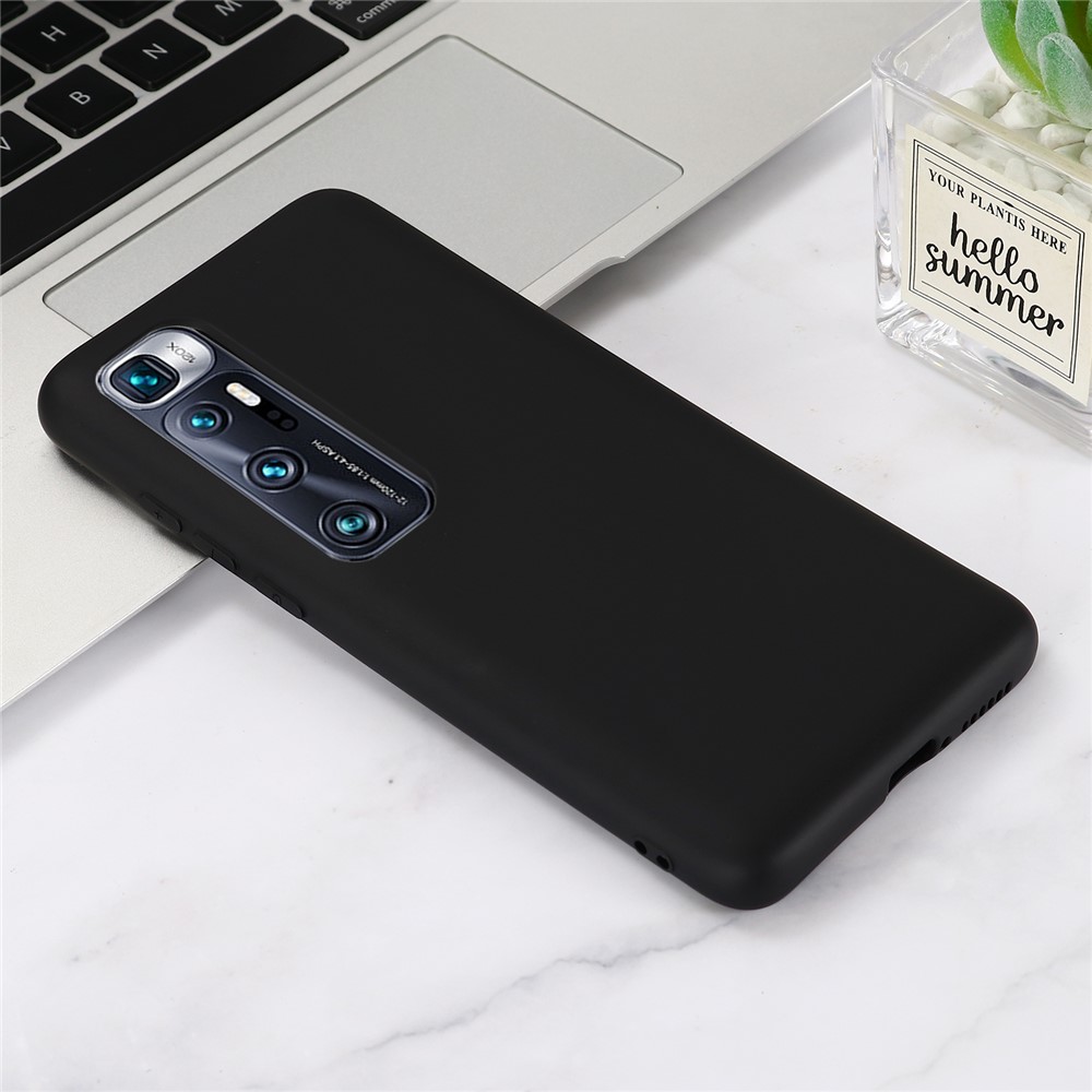 Liquid Silicone Phone Case for Xiaomi Mi 10 Ultra - Black-6