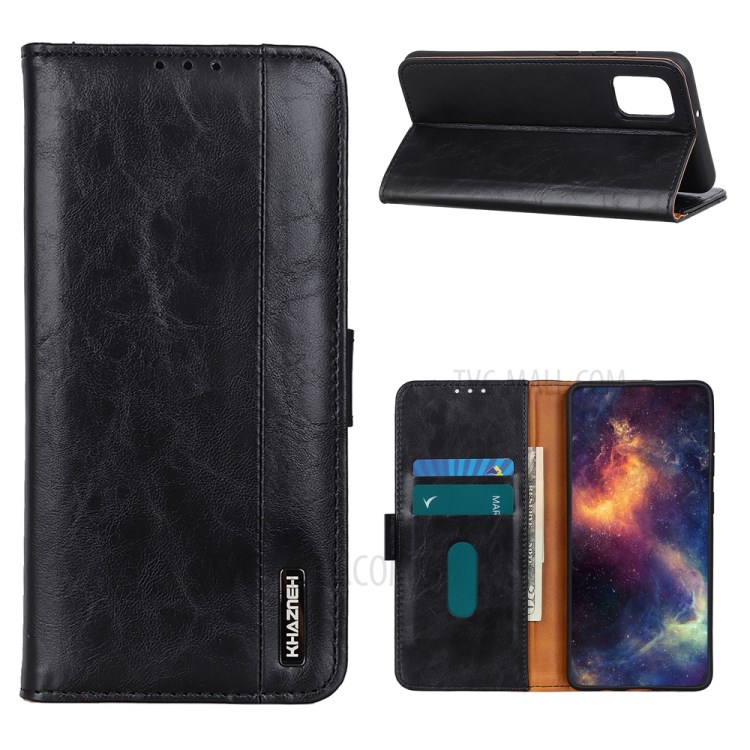 Magnetic Leather Wallet Stand Phone Protective Xiaomi Mi 10T 5G/Mi 10T Pro 5G - Black-1