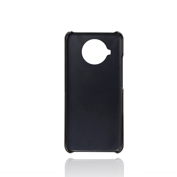 KSQ PU Leather Coated Hard PC Cover with Double Card Slots for Xiaomi Mi 10T Lite 5G - Black-5