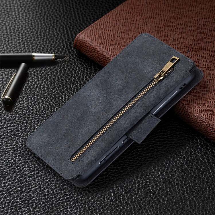 Detachable 2 in 1 Matte Leather Wallet Stand Cell Phone Cover Case for iPhone 6 Plus - Black-3