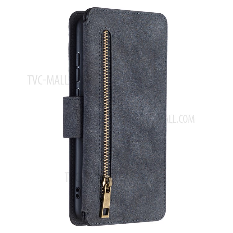 Detachable 2 in 1 Matte Magnetic Leather Phone Cover Case for Xiaomi Redmi Note 8 Pro - Black-8