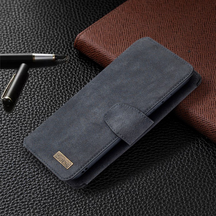 Detachable 2 in 1 Matte TPU + PU Leather Phone Cover Case for Xiaomi Redmi Note 7 - Black-2