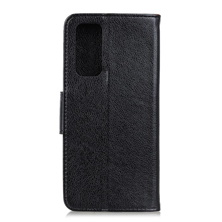 Nappa Texture Split Leather Phone Wallet Stand Cover for Xiaomi Mi 10T 5G/Mi 10T Pro 5G - Black-2
