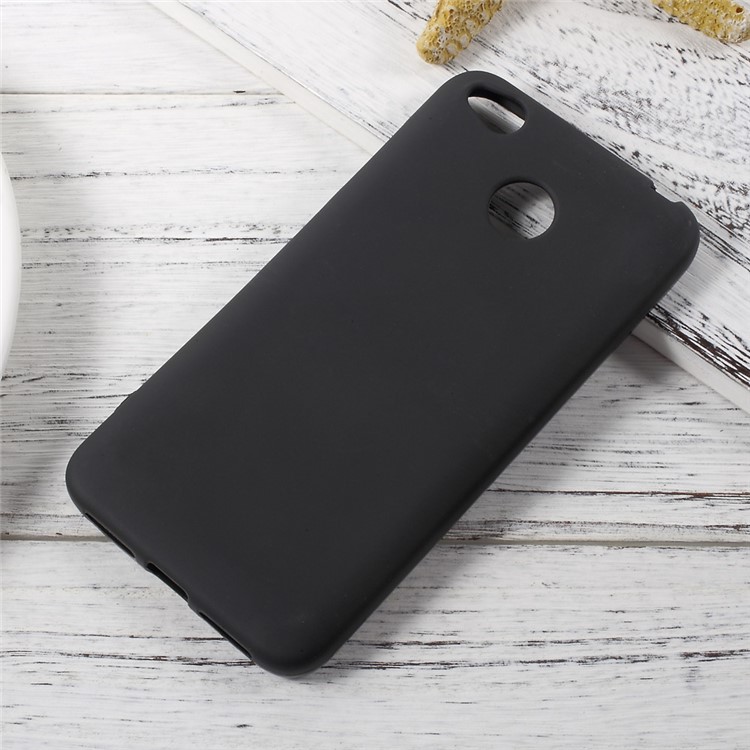Dual-sided Matte Soft TPU Cover for Xiaomi Redmi 4X - Black-1