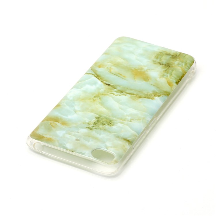 Marble Pattern IMD TPU Cellphone Case for Xiaomi Mi 5s - Light Green-4
