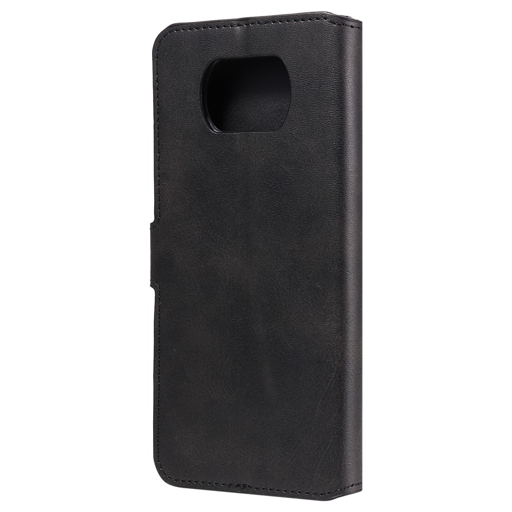 New Arrival Classic Flip Leather Wallet Stand Phone Case for Xiaomi Poco X3/Poco X3 NFC - Black-3