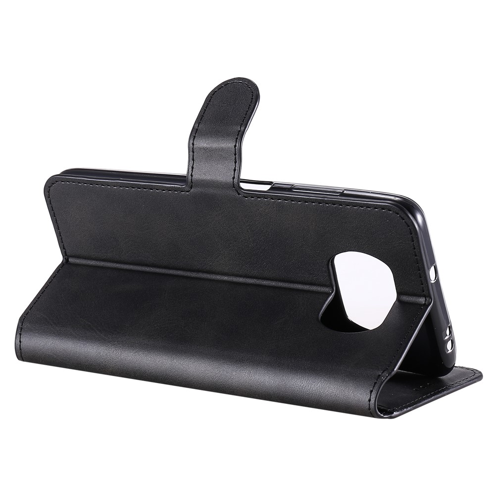 New Arrival Classic Flip Leather Wallet Stand Phone Case for Xiaomi Poco X3/Poco X3 NFC - Black-5