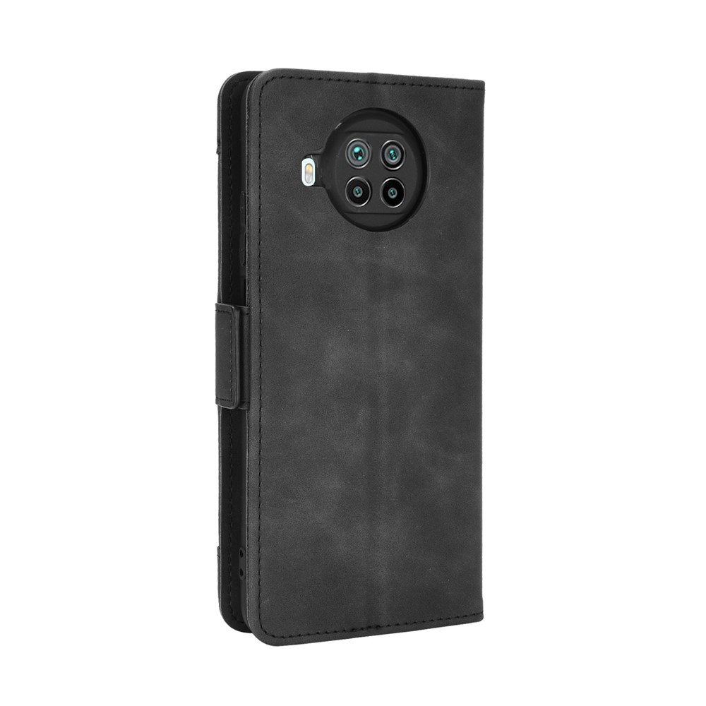 Leather Card Slots + Cash Pocket + Stand Phone Cover Shell for Xiaomi Mi 10T Lite 5G - Black-6