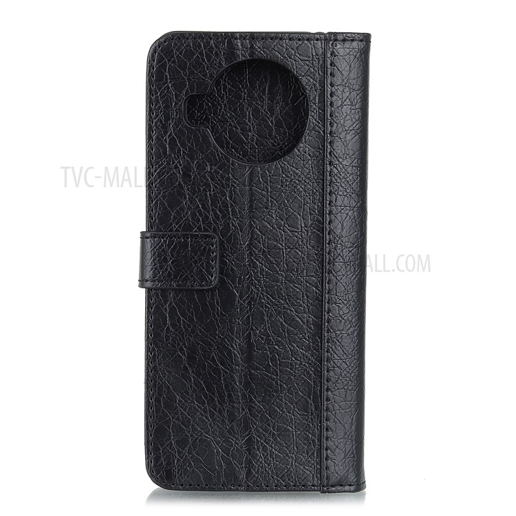 Rhino Texture Leather Wallet Stand Protective Case for Xiaomi Mi 10T Lite 5G - Black-3