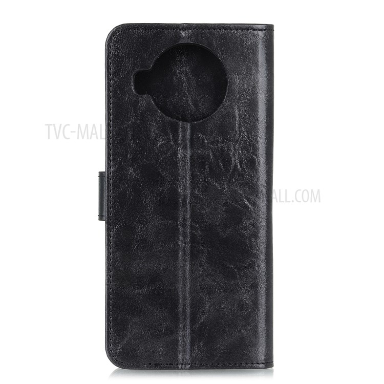 Wallet Stand Leather Case for Xiaomi Mi 10T Lite 5G Protective Cover - Black-3