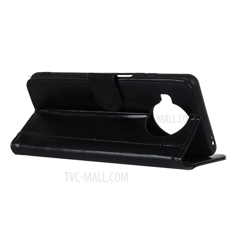 Crazy Horse Texture Leather Case for Xiaomi Mi 10T Lite 5G Mobile Phone Shell - Black-4