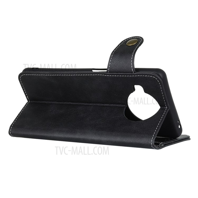S Form Geformt Für Xiaomi MI 10T Lite 5G Lederabdeckung Brieftasche Ständerschale - Schwarz-4