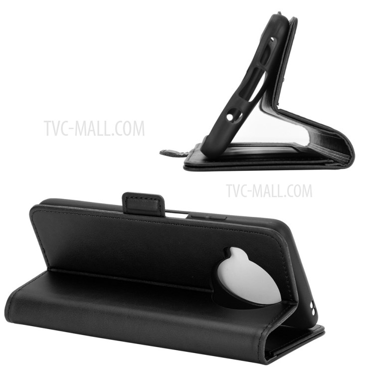 Double Side Magnetic Clasp Leather Protective Case for Xiaomi Mi 10T Lite 5G - Black-4