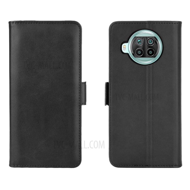 Double Side Magnetic Clasp Leather Protective Case for Xiaomi Mi 10T Lite 5G - Black-5