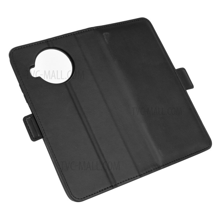 Double Side Magnetic Clasp Leather Protective Case for Xiaomi Mi 10T Lite 5G - Black-6