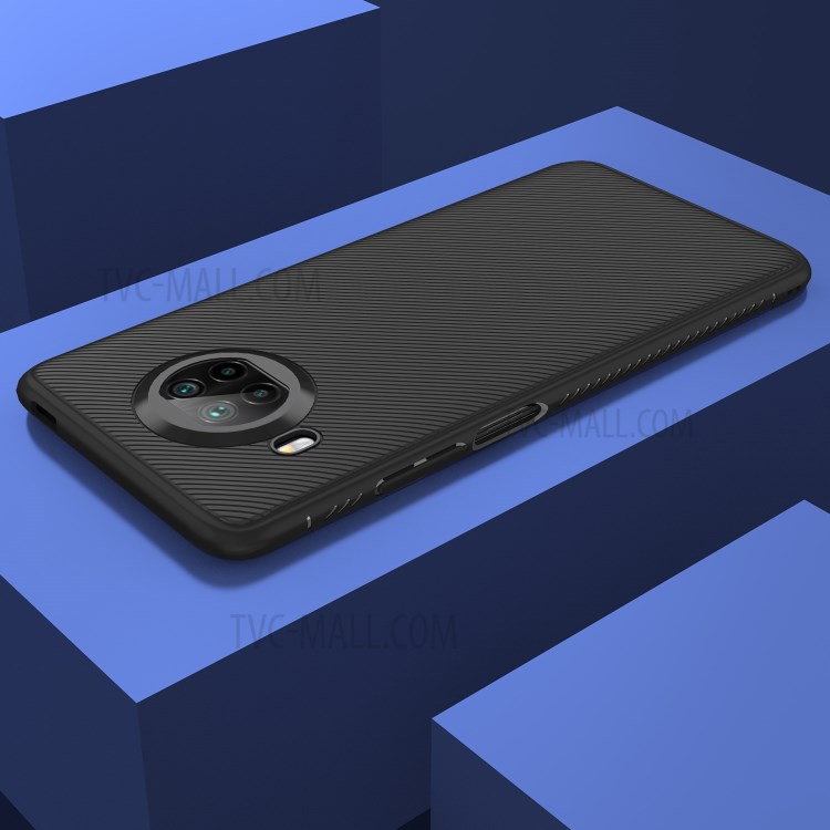 Jazz Series Textura Textura Ultra Fino Macio TPU Capa De Volta Para Xiaomi Mi 10T Lite 5G - Preto-6