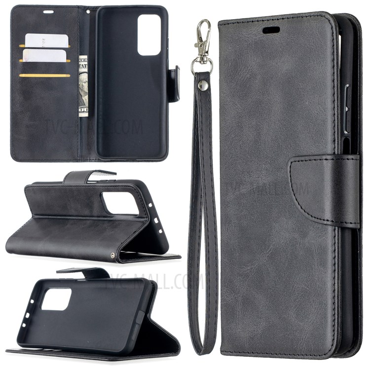 PU Leather Wallet Stand Phone Case for Xiaomi Mi 10T Pro 5G / Mi 10T 5G/ Redmi K30S - Black-1