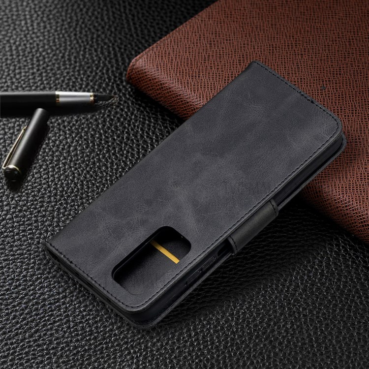 PU Leather Wallet Stand Phone Case for Xiaomi Mi 10T Pro 5G / Mi 10T 5G/ Redmi K30S - Black-8
