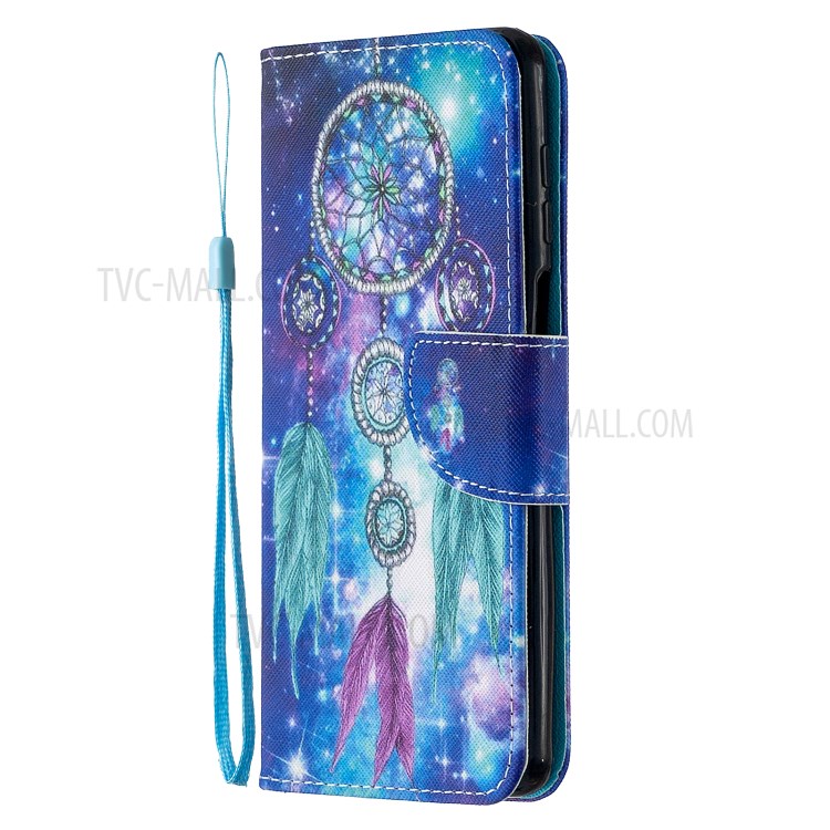Pattern Printing Stand Protector for Xiaomi Redmi Note 9 Pro/9 Pro Max/9S Wallet Leather Cover - Dreamcatcher-2