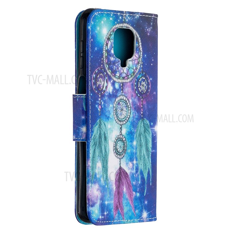 Pattern Printing Stand Protector for Xiaomi Redmi Note 9 Pro/9 Pro Max/9S Wallet Leather Cover - Dreamcatcher-3