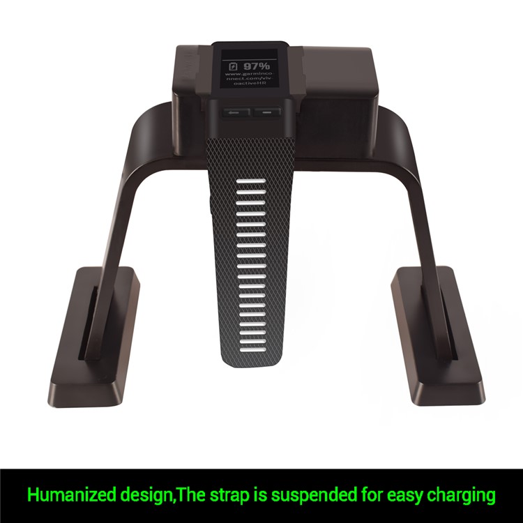 For Garmin Vivosmart HR Charging Dock Station Cradle Holder - Black-3