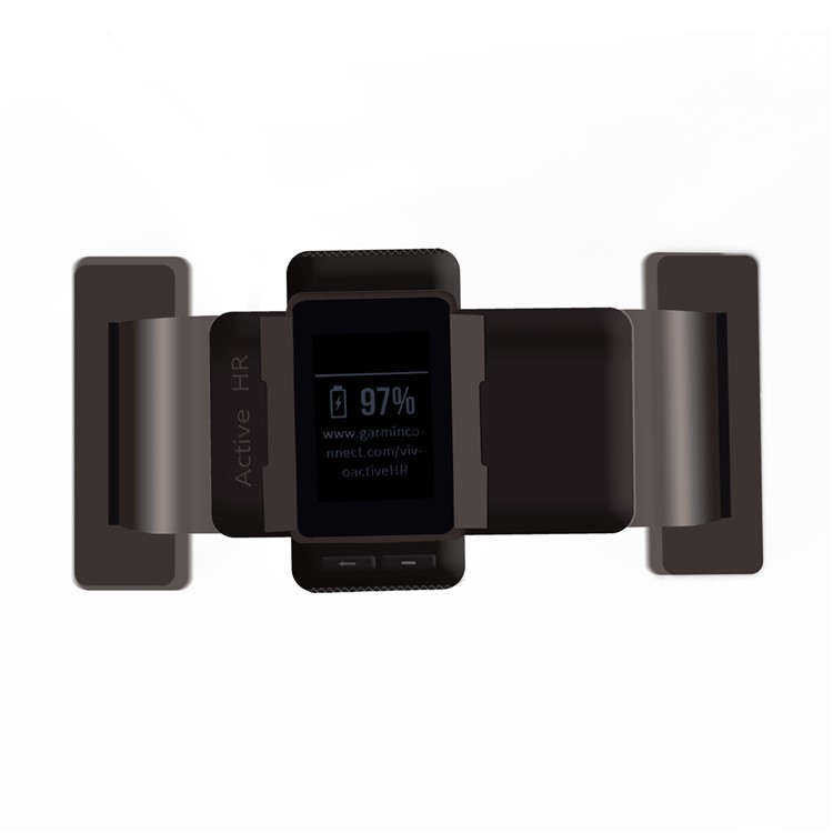 For Garmin Vivosmart HR Charging Dock Station Cradle Holder - Black-5