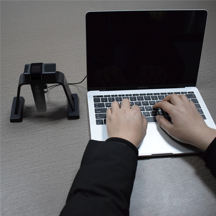 For Garmin Vivosmart HR Charging Dock Station Cradle Holder - Black-6
