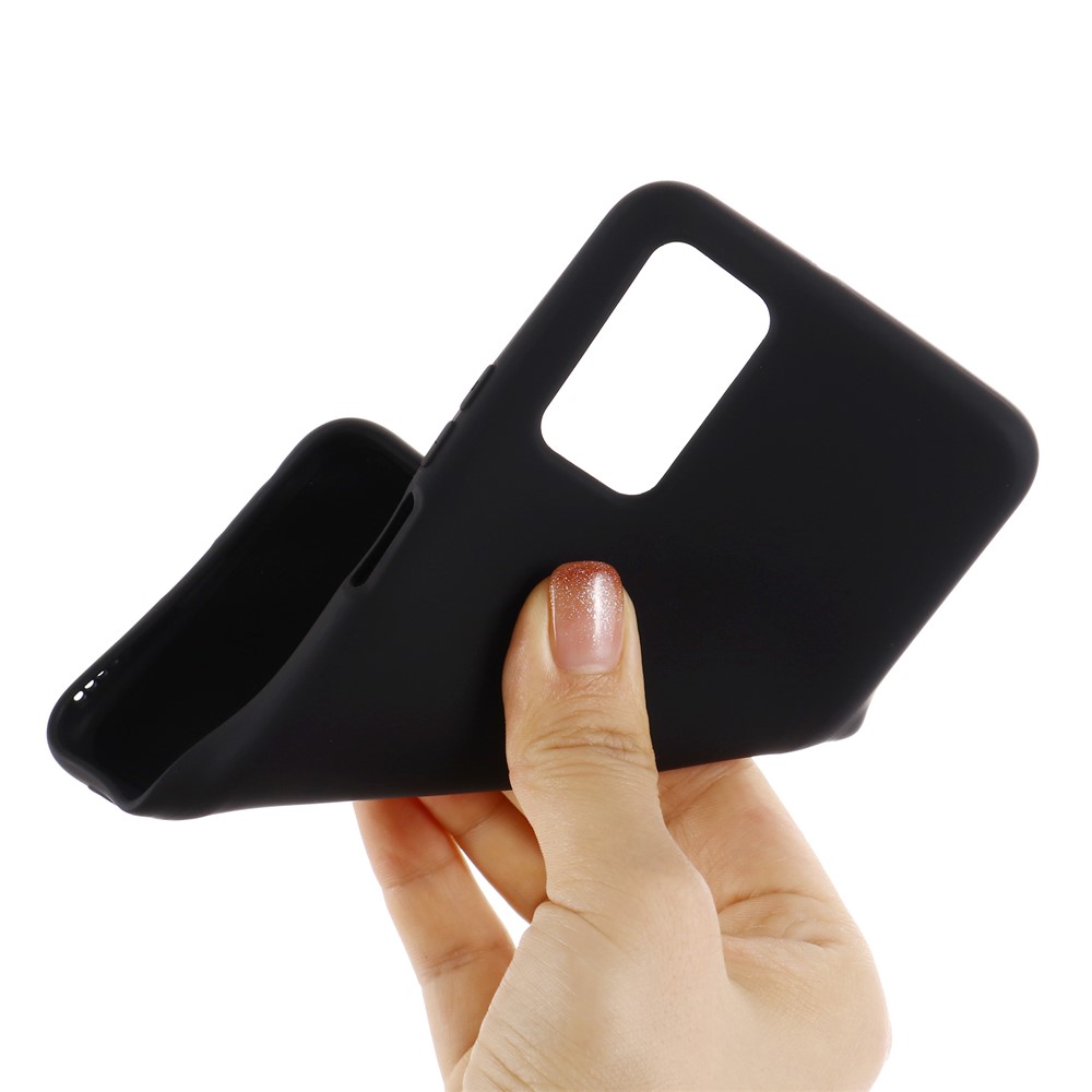 Silicone Líquido Super Slim Capa Protetora De Telefone Para Xiaomi MI 10T 5G / MI 10T Pro 5G / Redmi K30s - Preto