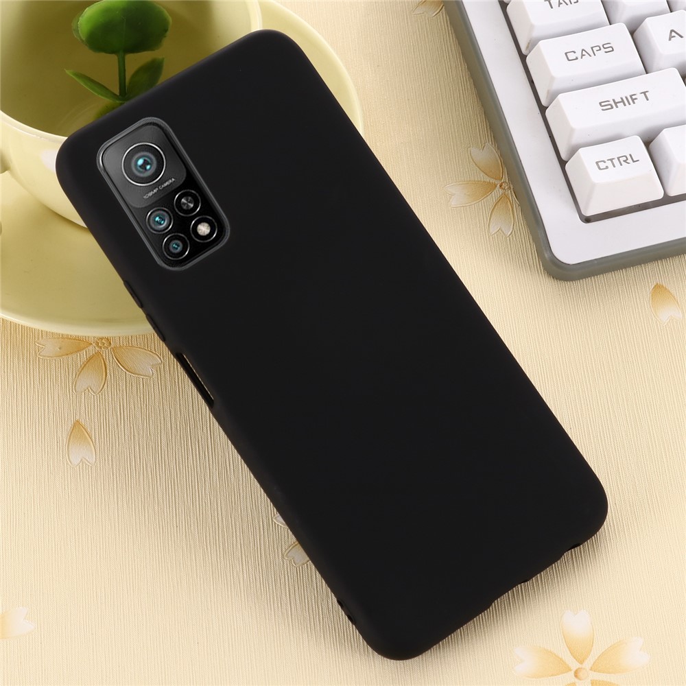 Funda Protectora Súper Delgada De Silicona Líquida Para Xiaomi MI 10T 5G / MI 10T PRO 5G / REDMI K30S - Negro