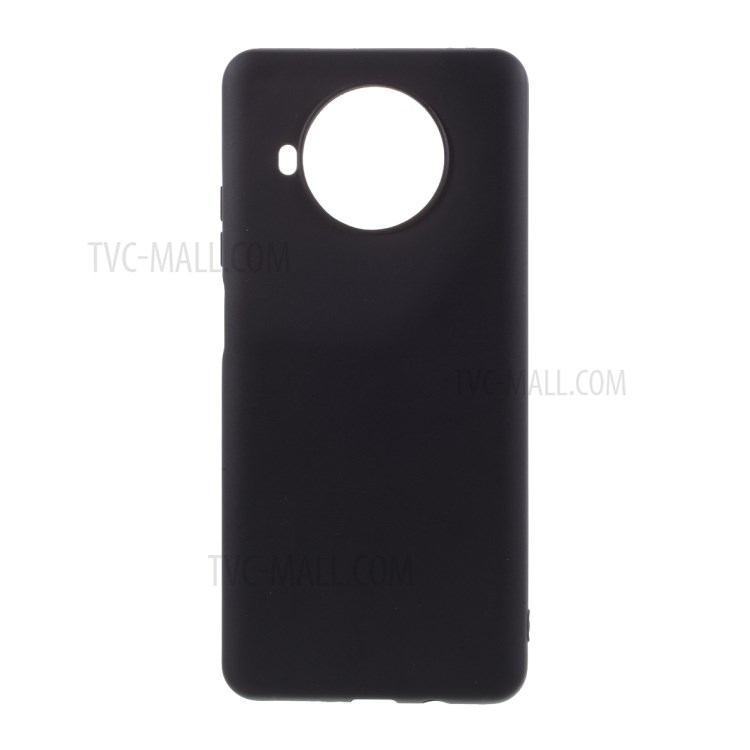 Solid Color Candy TPU Cover with Lanyard for Xiaomi Mi 10T Lite 5G Phone Case - Black-7