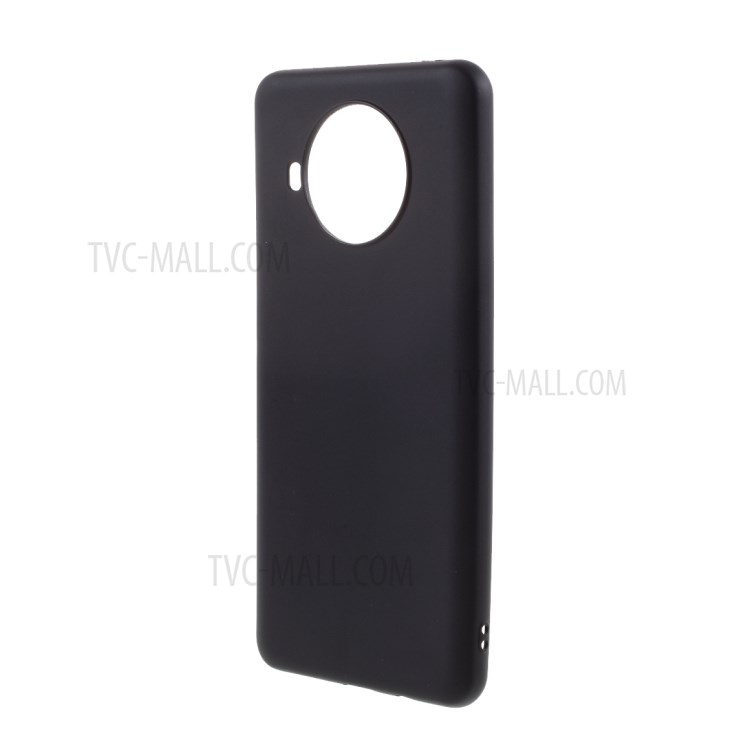 Solid Color Candy TPU Cover with Lanyard for Xiaomi Mi 10T Lite 5G Phone Case - Black-8