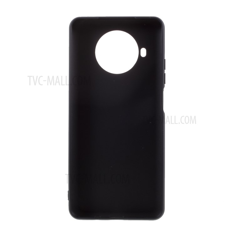 Solid Color Candy TPU Cover with Lanyard for Xiaomi Mi 10T Lite 5G Phone Case - Black-9